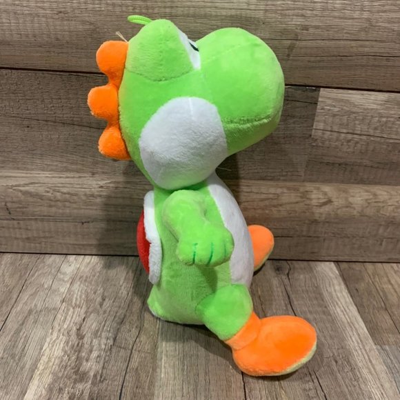 Super Mario World Plush Green Yoshi Soft Toy Stuffed Plush Animal Doll 12" - Picture 2 of 6